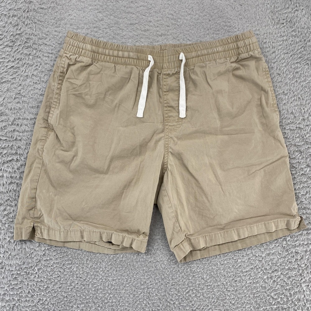 Bearbottom Shorts Mens Medium Beige Khaki Chino Stretch 7 Inch Inseam Tan